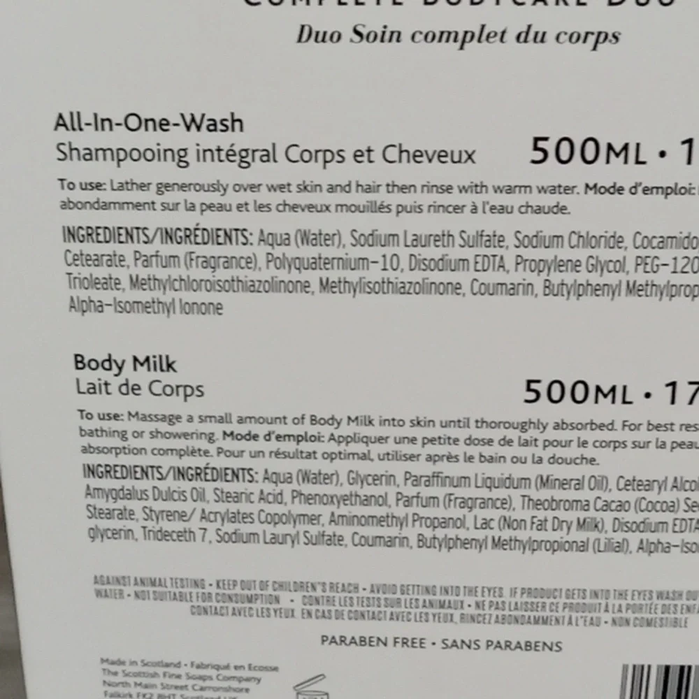 Scottish Fine Soap Set & Body Milk Lotion - Picture 3 of 3